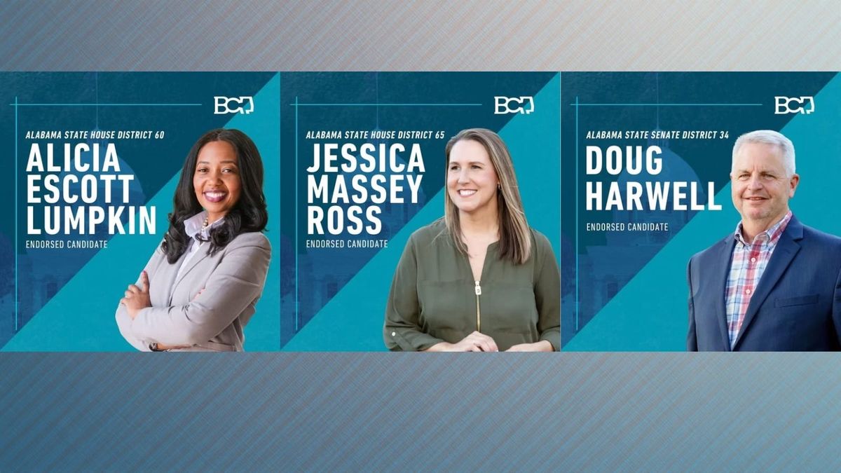 Business Council of Alabama Backs Three New Faces for Legislature