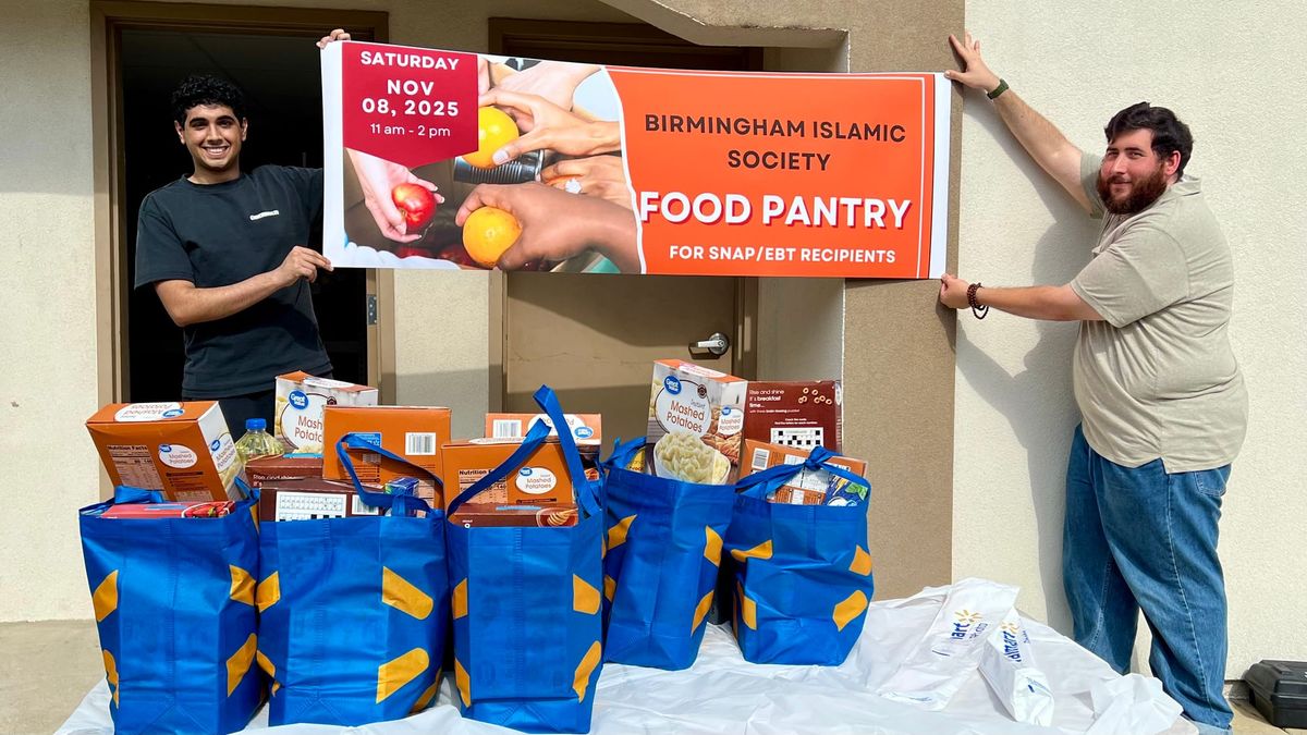 Birmingham Islamic Society Aids 70 SNAP-Affected Families