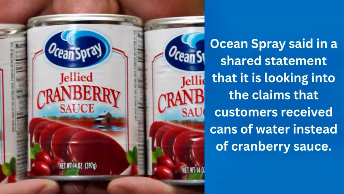 Ocean Spray Canned Water?