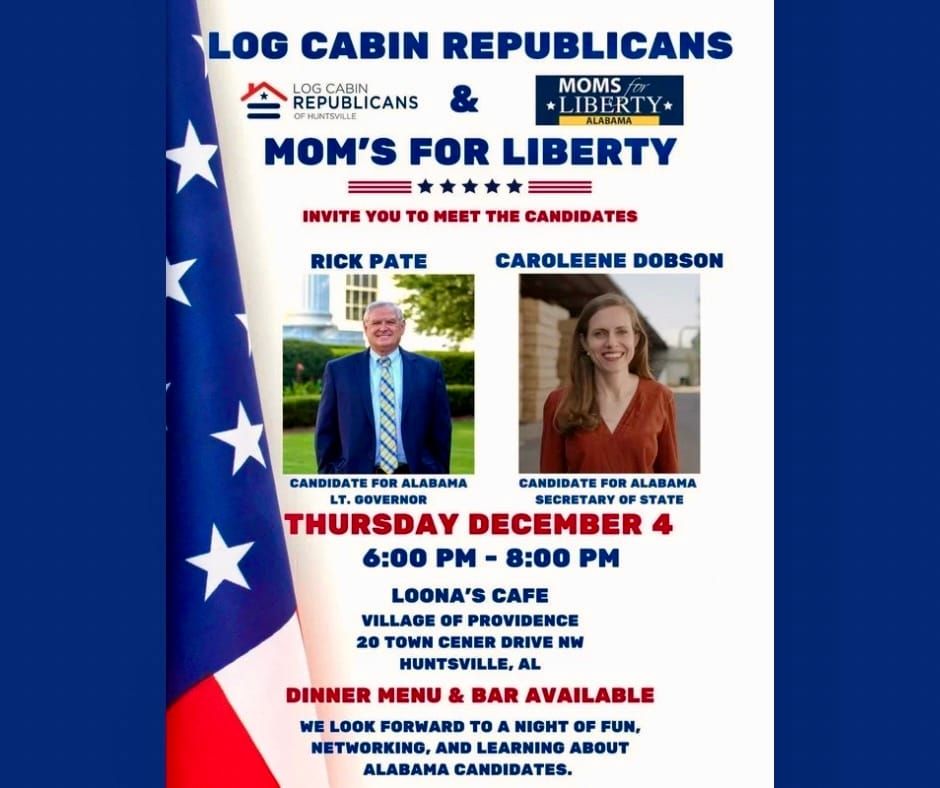 Moms for Liberty, Log Cabin Republicans to Meet Dec. 4 in Huntsville