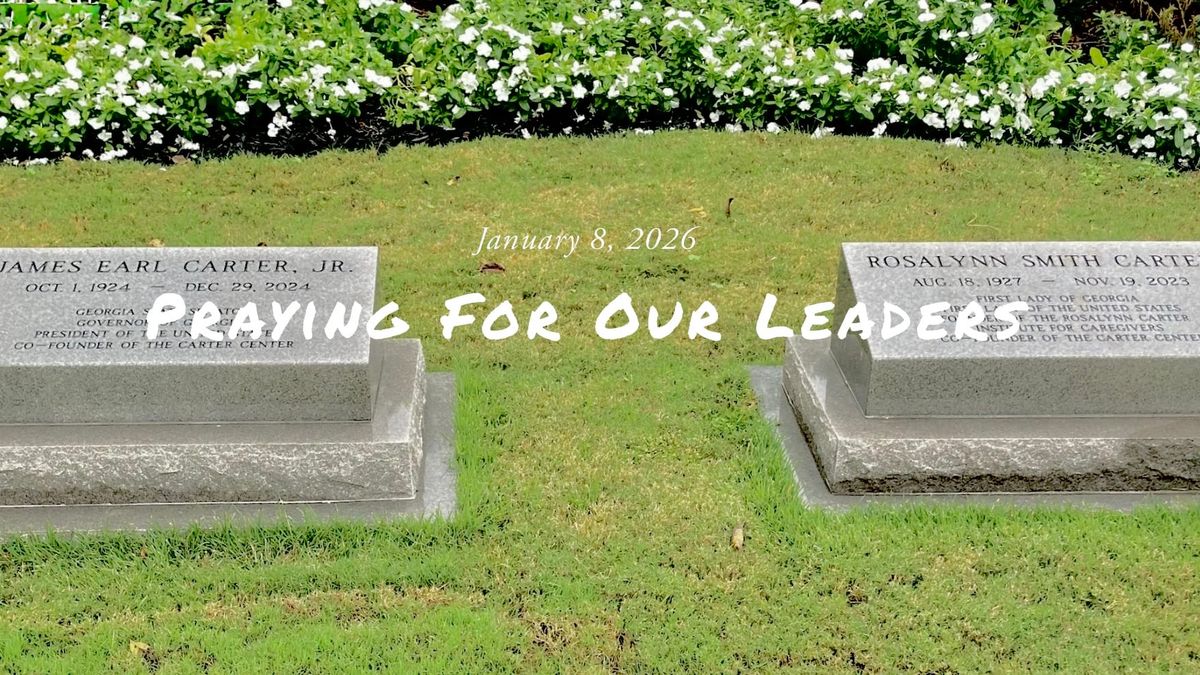 Praying For Our Leaders