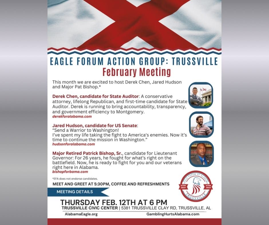 Eagle Forum of Trussville to Meet Feb. 12