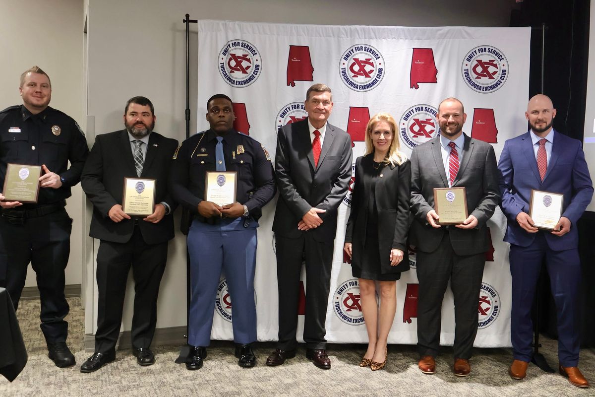 Local Law Enforcement Honored at Tuscaloosa Awards