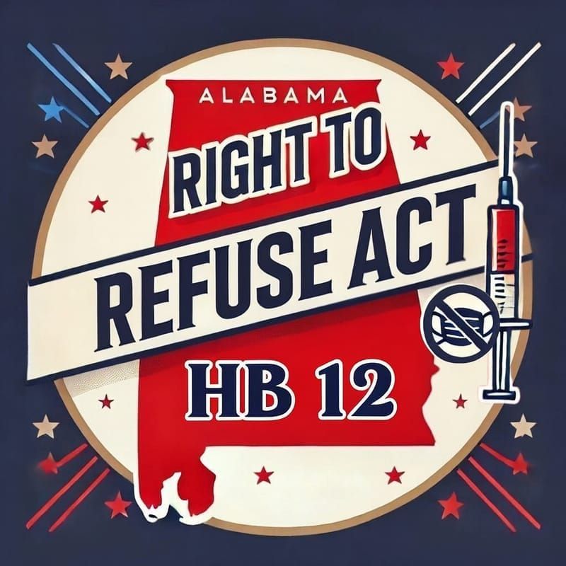 Health Freedom Alabama Issues CTA on HB12