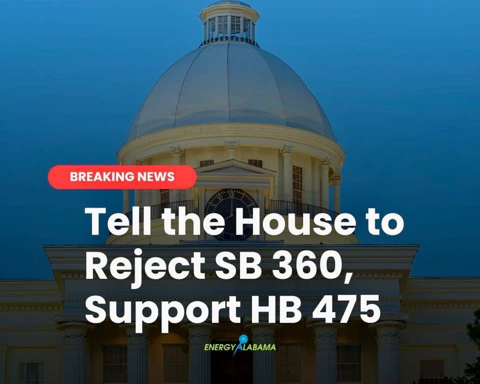 Energy Alabama Issues CTA on PSC Bills