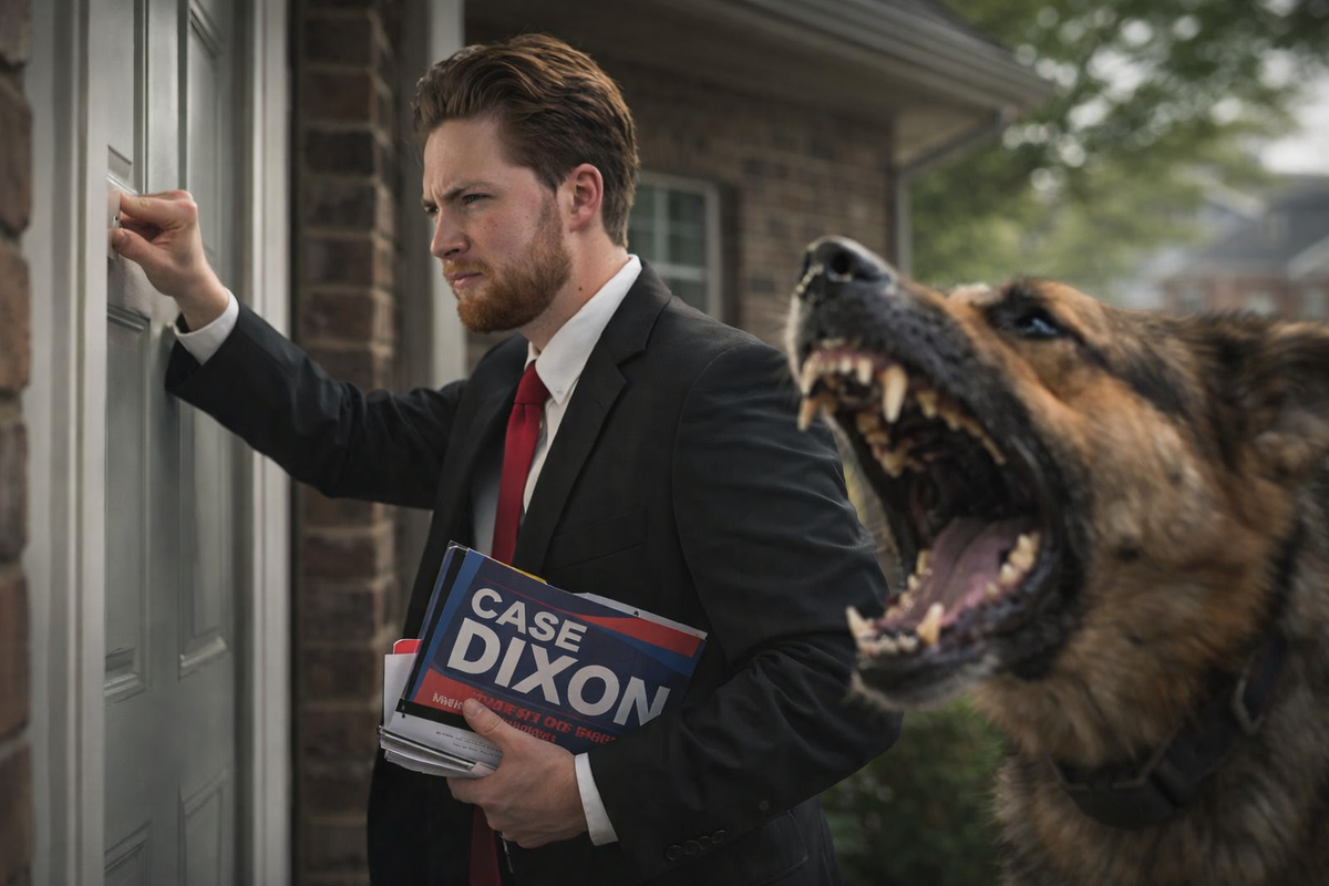 Dixon injured in Hoover dog attack while campaigning