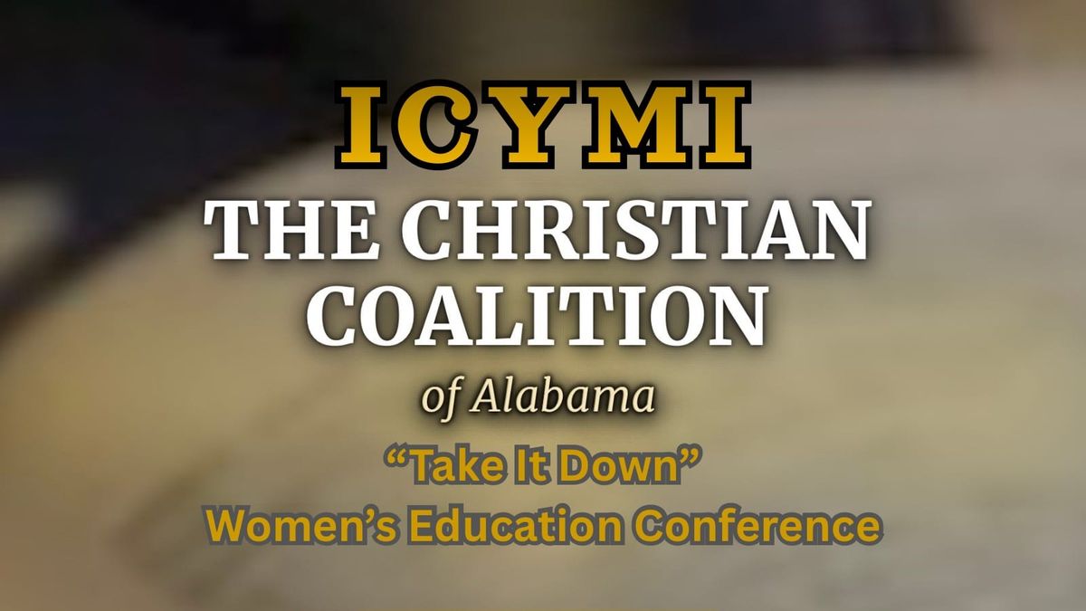 ICYMI: “Take It Down Alabama” Women’s Safety Conference in Montgomery