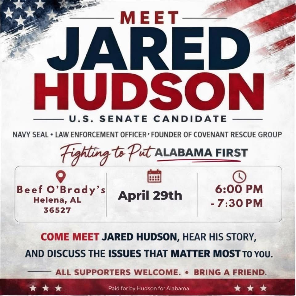 Jared Hudson Meet & Greet on April 29
