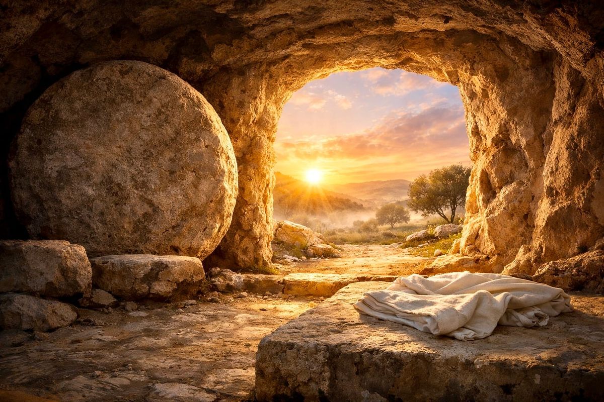 He is Not Here; He has Risen