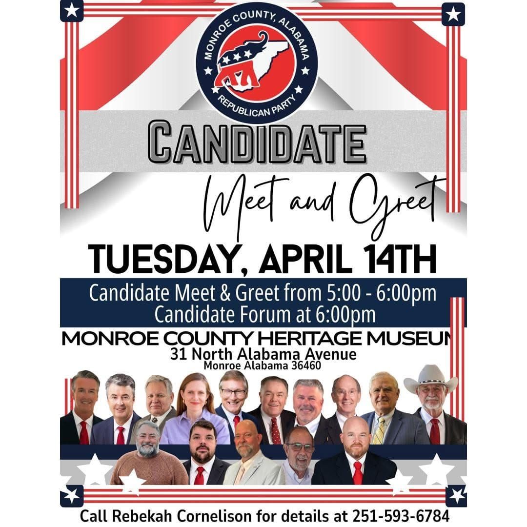 Monroe County Republicans to Host Meet & Greet April 14