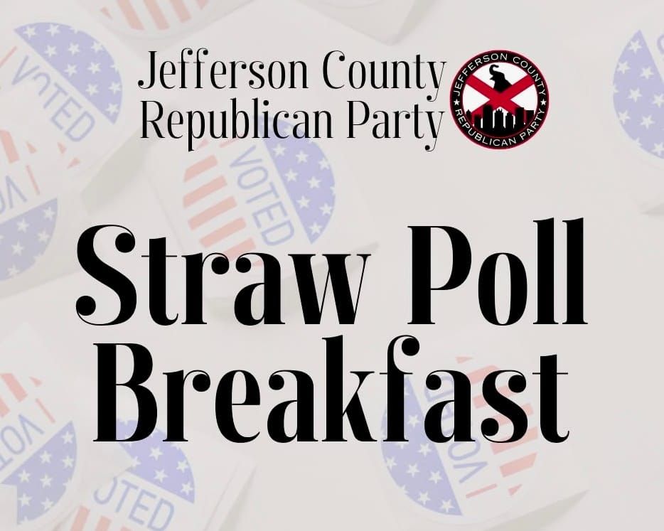 STREAM ALERT: Jefferson County GOP Straw Poll April 25