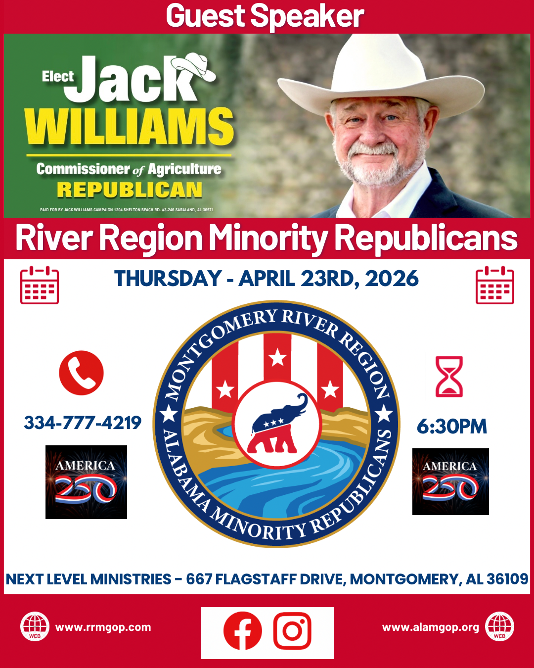River Region Minority Republicans to Meet April 23