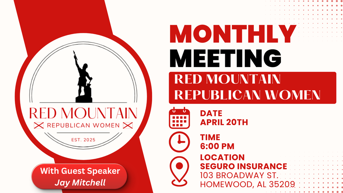 Red Mountain Republican Women to meet April 20