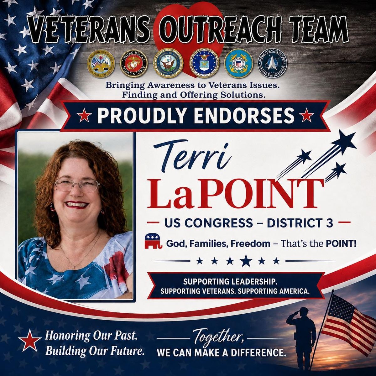 LaPoint Earns Veterans Group Endorsement