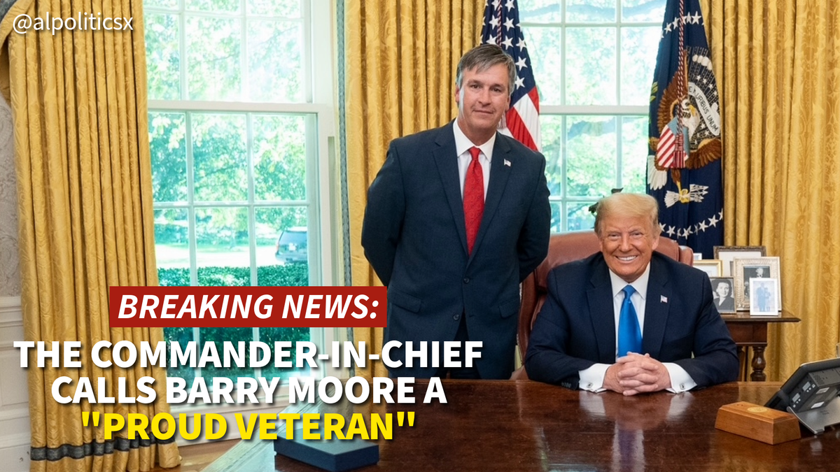 BREAKING: Trump Calls Barry Moore a "Proud Veteran" During Telephone Town Hall