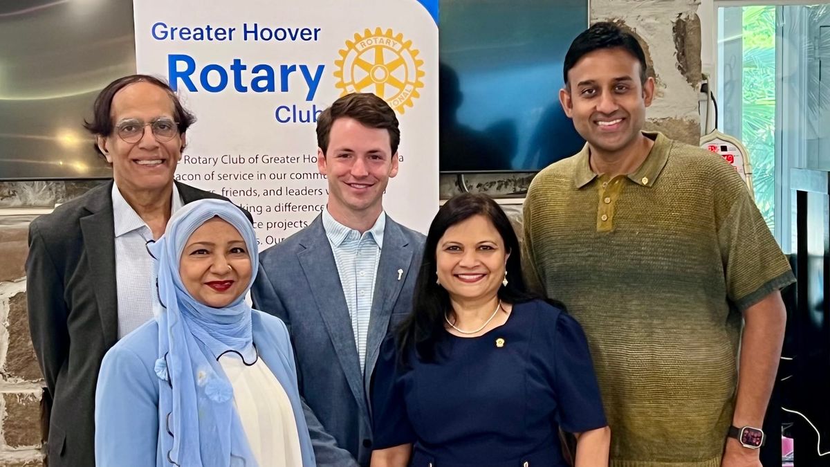 Greater Hoover Rotary Club Marks One Year Anniversary