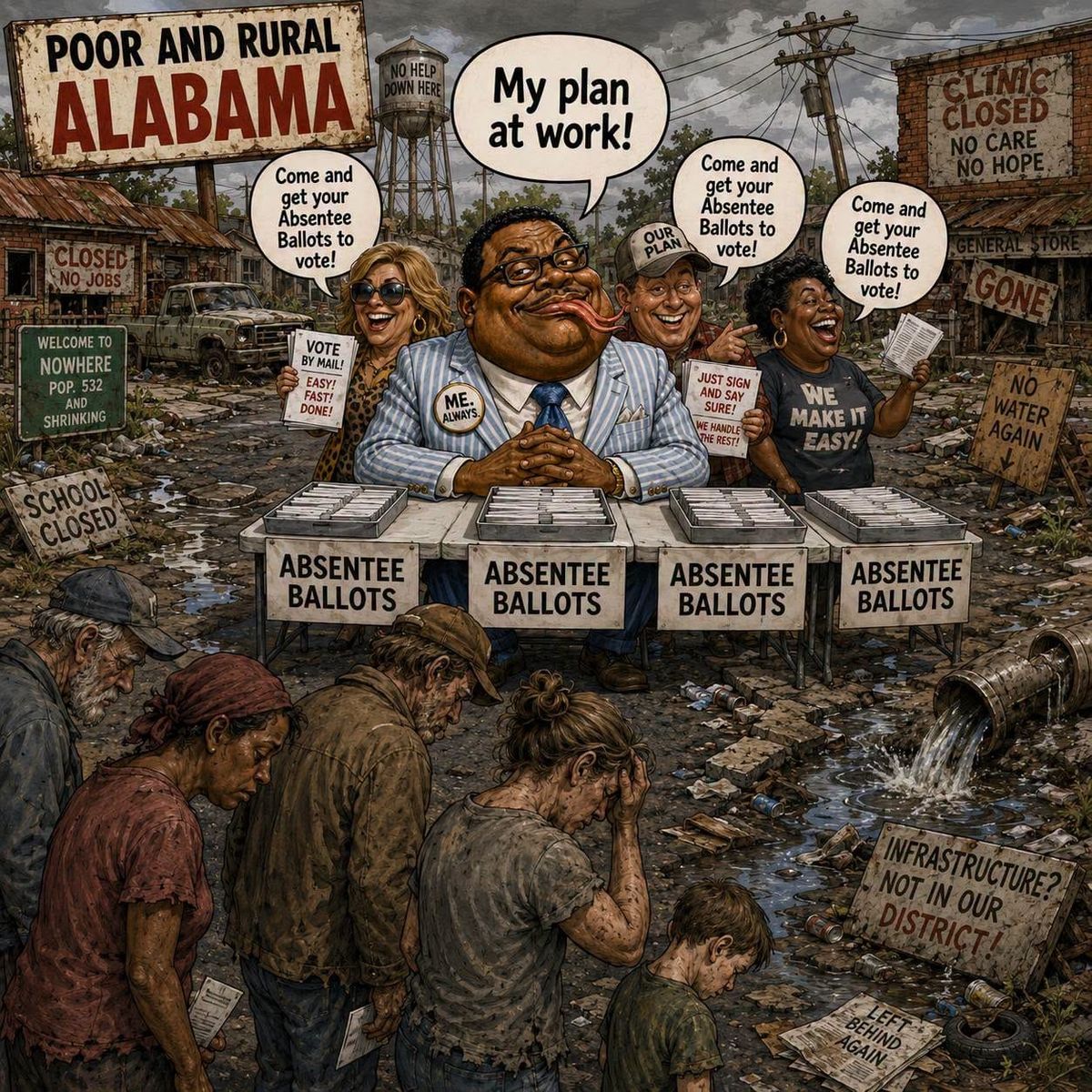 Are Absentee Ballots being used as a tool or a weapon in Perry County and other poor rural Alabama communities?
