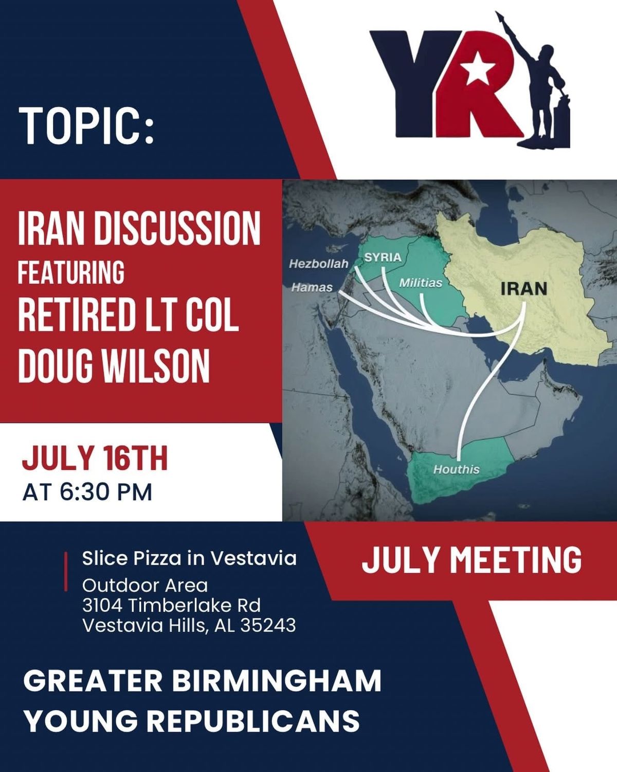 Greater Birmingham Young Republicans to Meet July 16
