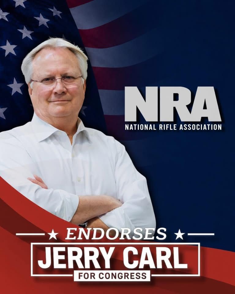 Jerry Carl Earns NRA Endorsement in AL-01 Race