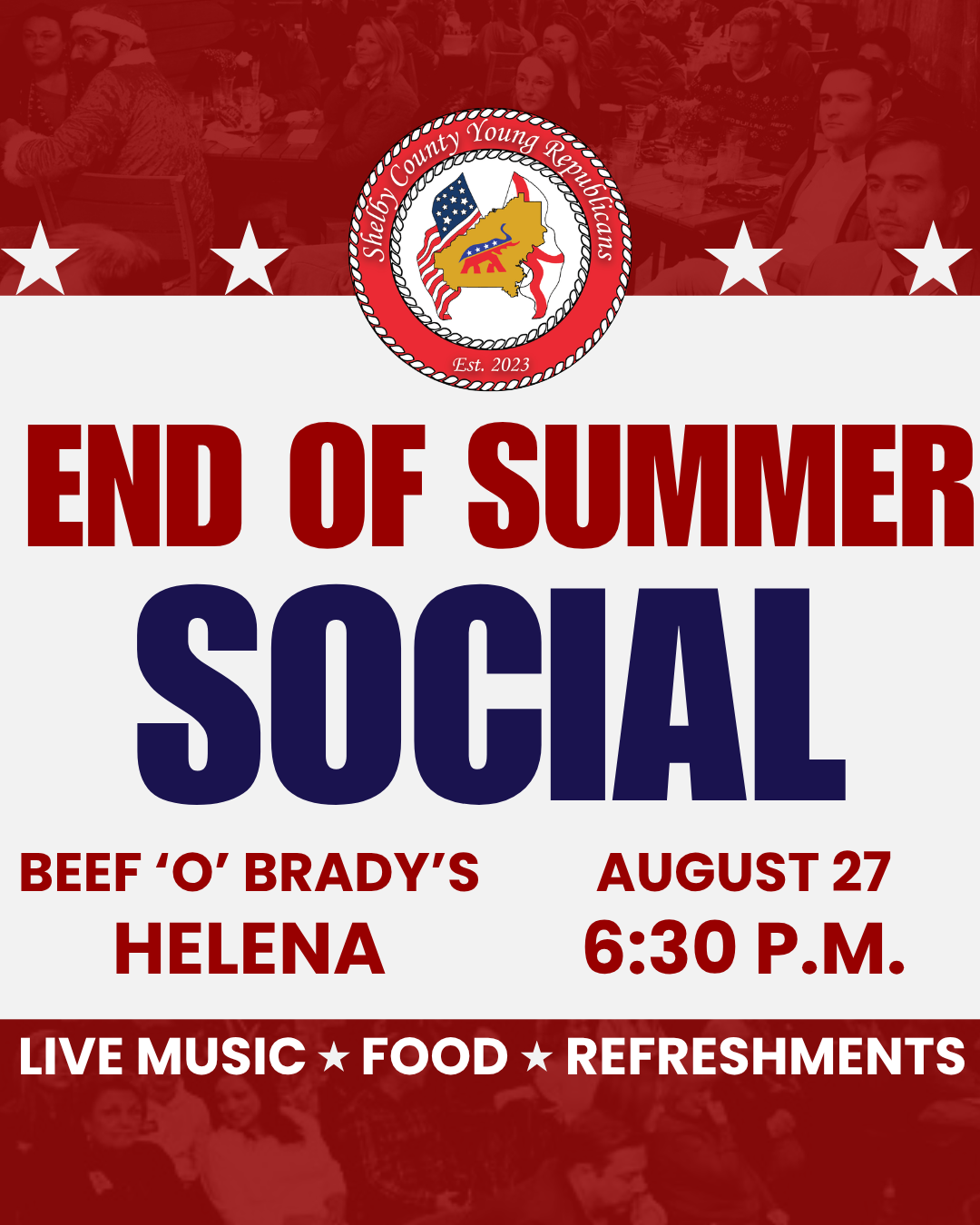 Shelby Co. Young Republicans Social to be August 27