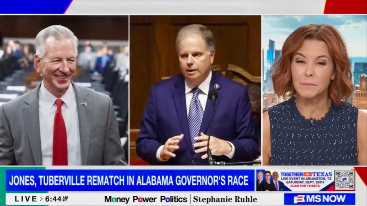 Doug Jones: Tuberville Is a “90-Pound Weakling” Who Takes a Knee to Donald Trump