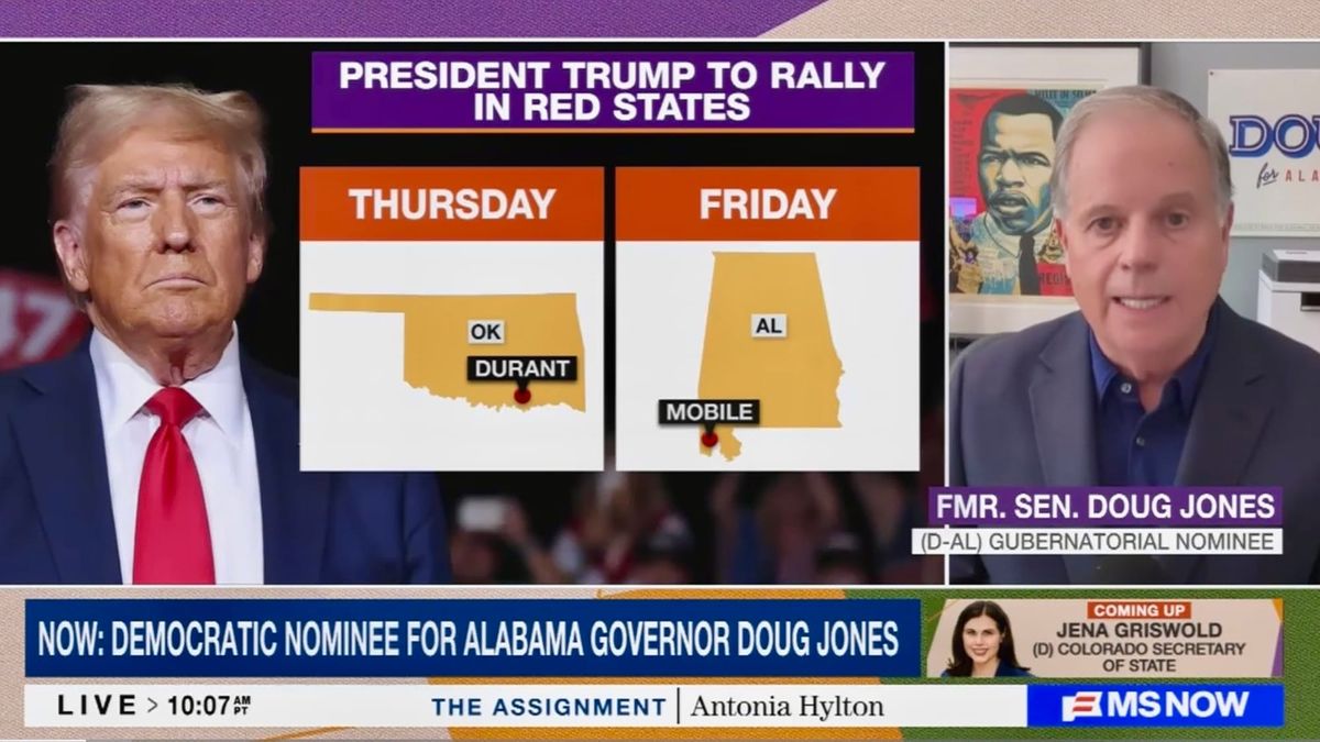 Doug Jones on Trump Coming to Alabama: “We’re Scaring the Hell Out of Them”