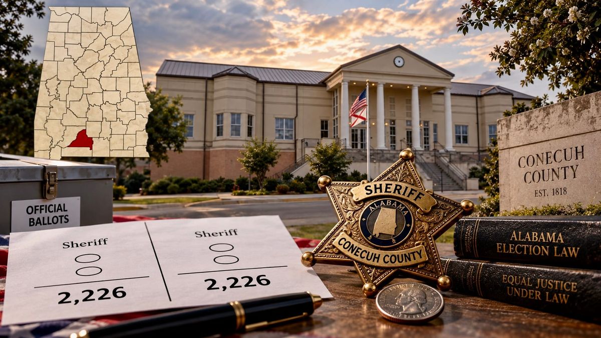 Alabama High Court Leaves 2022 Conecuh Sheriff Race Tied
