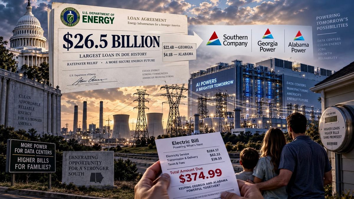 $26.5 Billion for Southern Company. A Speech About Savings for Everyone Else.