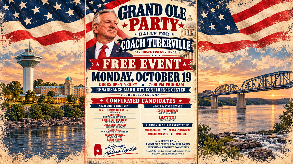 Coach Tuberville to Headline Florence Rally Oct. 19