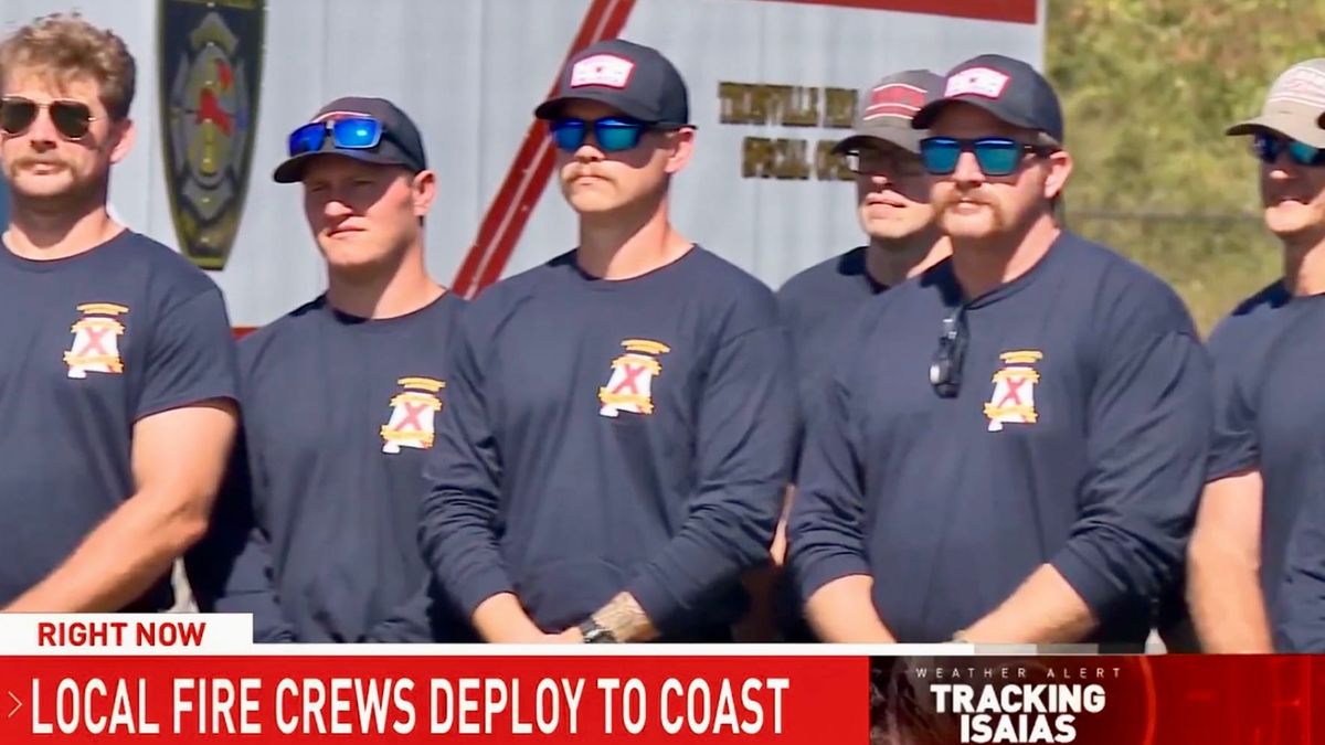 Alabama Firefighters Head to Coast Ahead of Isaias