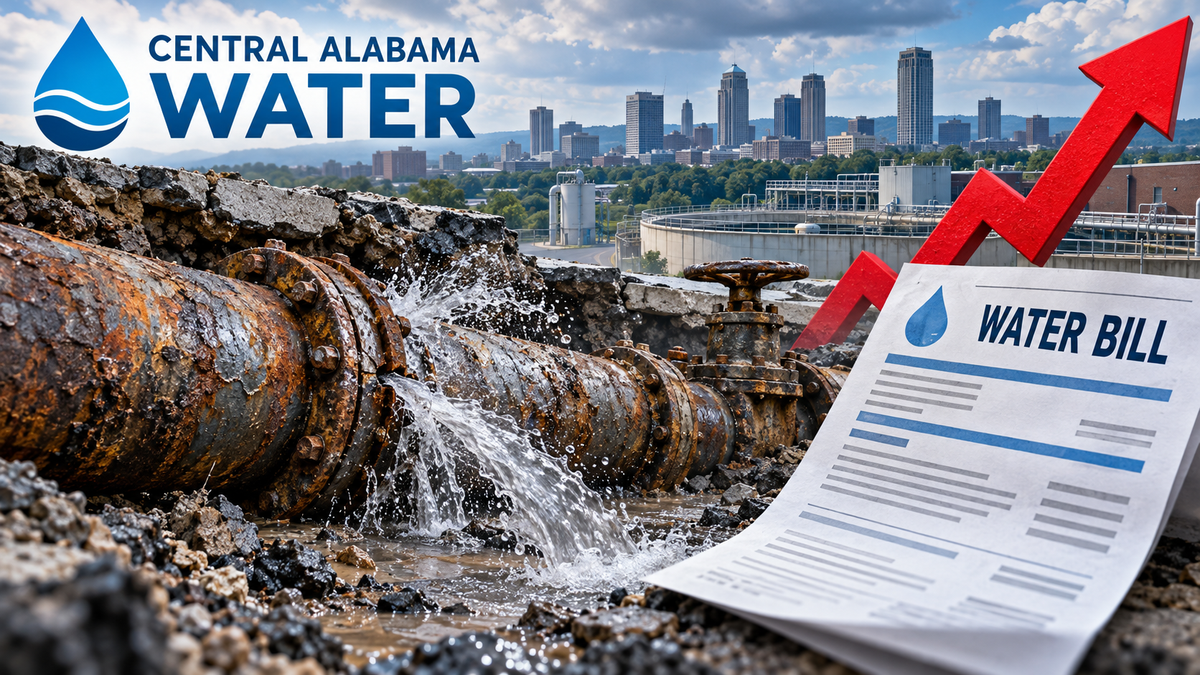 Central Alabama Water Backs Higher Bills for Most
