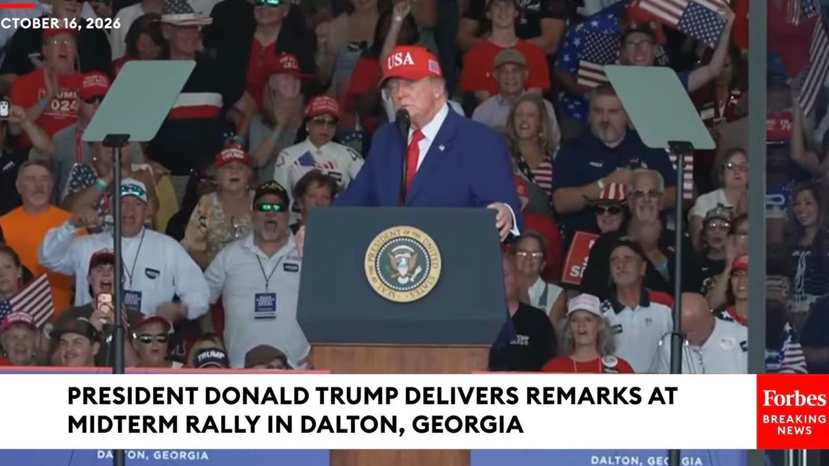 Trump Touts Border Record, Renews $5,000 Dividend Pitch