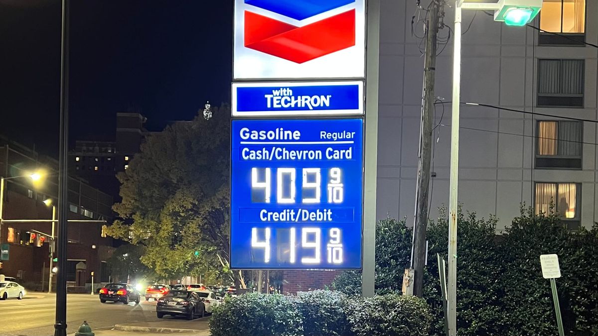 Downtown Birmingham Gas Down to $4.09/9 per gallon
