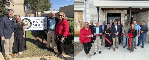Congressman Barry Moore Opens New Congressional Offices in Alabama’s 1st District