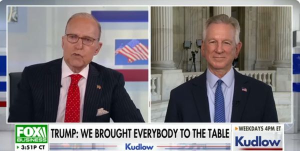 U.S. Senator Tommy Tuberville Talks Trump Tariffs With Kudlow