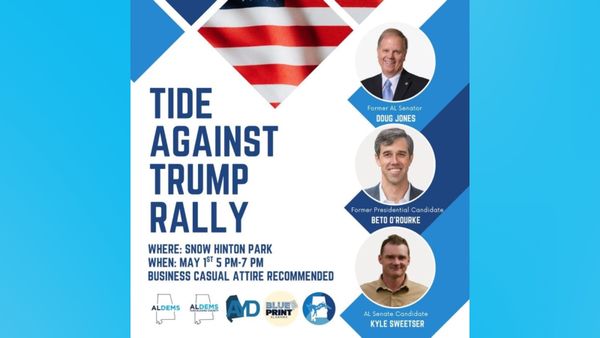 Alabama Democrats to host O’Rourke, Jones, Sweetzer at Tide Against Trump Rally