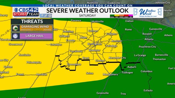 Alabama Faces Potential for Strong Weather this Memorial Day Weekend