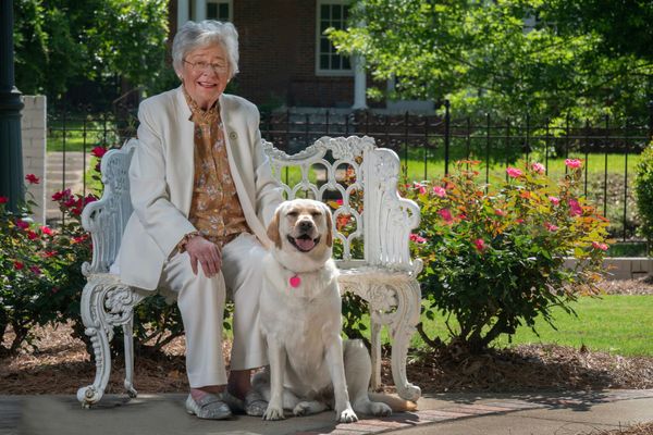 Governor Ivey Introduces New First Dog, Huntley