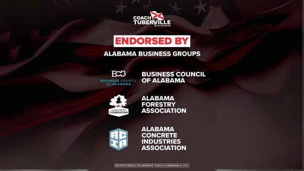Three Major Business Groups Endorse Tuberville for Governor