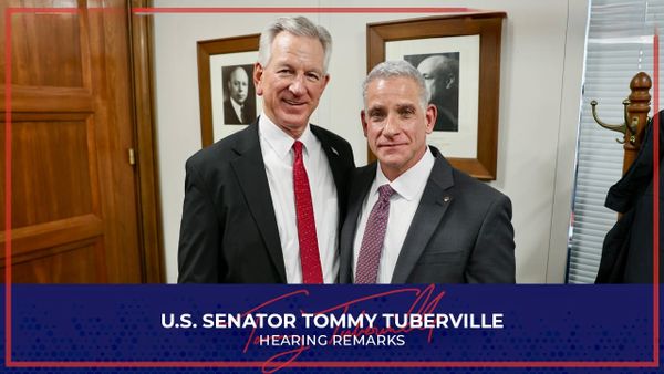 Senator Tuberville Introduces Dr. Brian Christine at Senate HELP Hearing