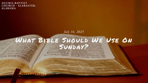 What Bible Should We Use On Sunday?