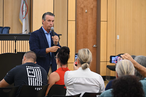 Barry Moore Stands Tall in the Face of Liberal Disruption at Daphne Town Hall