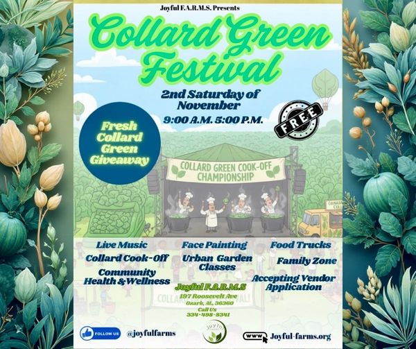 Collard Green Festival to be Saturday, November 15