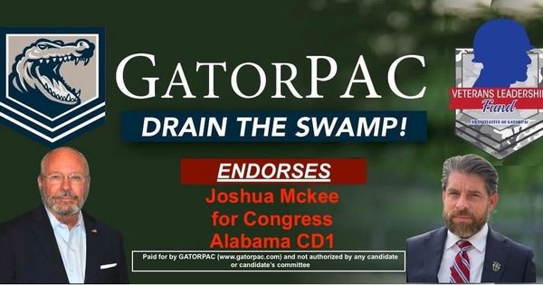 GatorPAC Backs Joshua McKee in AL-1 GOP Contest