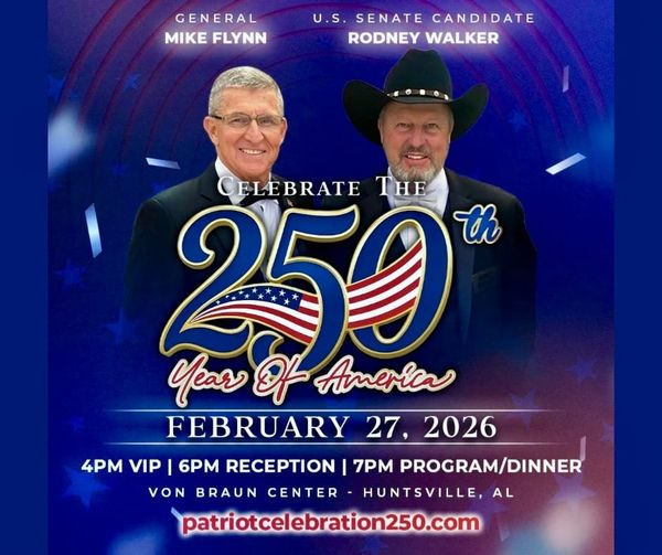 America’s 250th Year Celebration in Huntsville on Feb. 27