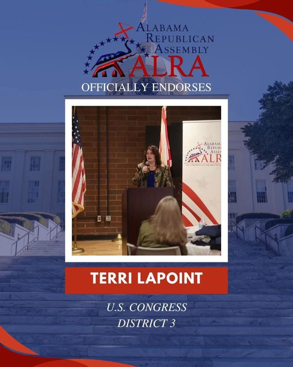 Major Grassroots Conservative Group Endorses Terri LaPoint in Alabama’s 3rd Congressional Race