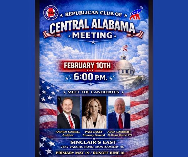 Republican Club of Central Alabama to meet Feb 10