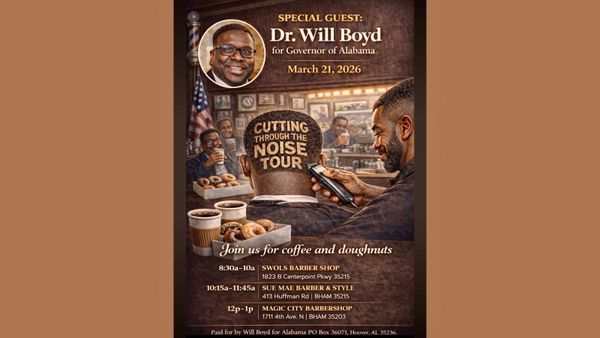 Boyd to Host Coffee & Donuts Barber Shop Meetings Saturday Mar 21