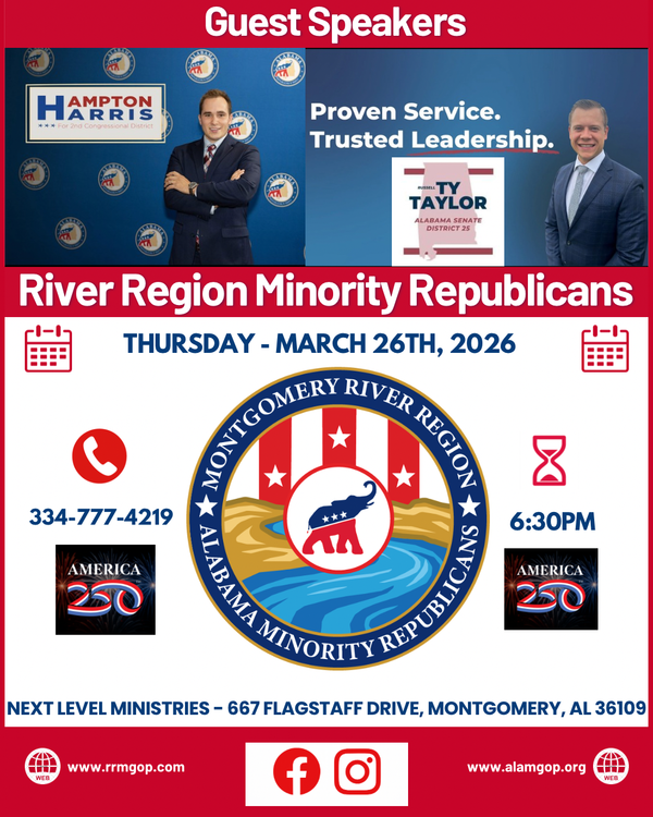 River Region Minority GOP to Meet Tonight in Montgomery