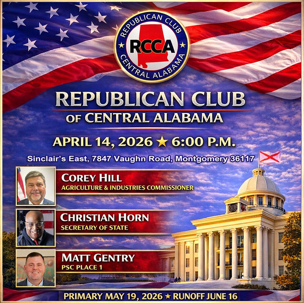 Republican Club of Central Alabama to meet April 14